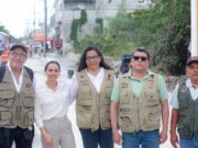 Anuncia Ana Paty Peralta ampliación de obra de pavimentación de avenida Kabah