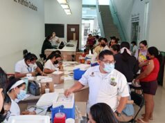 Aplican cientos de vacunas contra sarampión en el Palacio Nuevo de Playa del Carmen