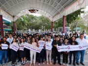 Entrega Mara Lezama nuevo domo en el Colegio de Bachilleres “Plantel Cancún Cuatro” tras 15 años de espera