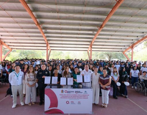 Mara Lezama firma Acuerdo del Bienestar para blindar la seguridad en planteles del CONALEP