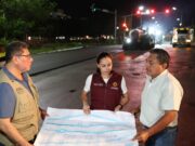 Supervisa Ana Paty Peralta modernización de la avenida Kabah