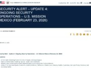 Actualiza Embajada de EU aviso y excluye a Quintana Roo de la lista de riesgo