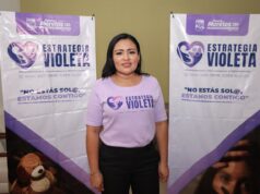 Fortalece Blanca Merari acciones de prevención de violencia en escuelas de Puerto Morelos, como parte de la Estrategia Violeta