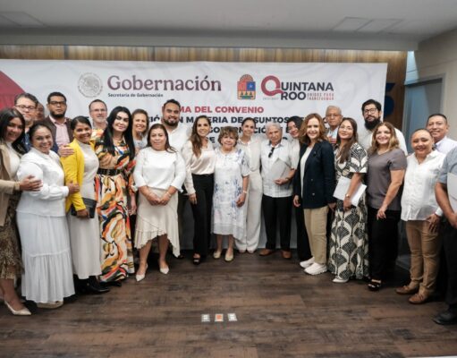 Quintana Roo primer estado a nivel nacional en firmar el Convenio de Coordinación en Asuntos Religiosos para la libertad religiosa y la cultura de paz