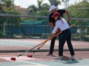 Anuncia Ana Paty Peralta Escuela Municipal de Tenis en la supermanzana 21