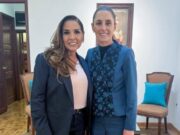 Se reúnen la gobernadora, Mara Lezama, y la presidenta Claudia Sheinbaum
