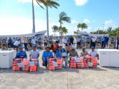 Mara Lezama entrega equipo pesquero por más de 8 mdp y anuncia reapertura de ventanilla de apoyos en SEDARPE