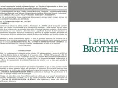 Revocan en México autorización a Lehman Brothers, 18 años después de su quiebra