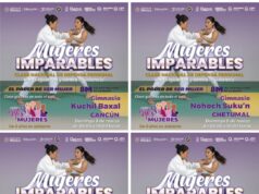 Se suma Quintana Roo a la Clase Nacional de Defensa Personal “Mujeres Imparables” por el 8M