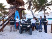 Supervisa Blanca Merari condiciones de seguridad en la playa «Ventana al mar», previo a Semana Santa