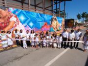 Carrillo Puerto se pinta de historia: Mara Lezama y Mary Hernández inauguran los “Caminos Ancestrales” entre arte, identidad y orgullo maya