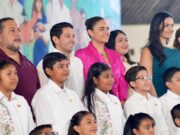 Renán Sánchez Tajonar da la bienvenida a niñas y niños del Parlamento Infantil