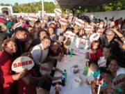Celebra Jorge Sanén cumpleaños en Cancún y refrenda compromiso de unidad
