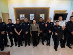 Evalúa Blanca Merari estrategia de seguridad en Puerto Morelos