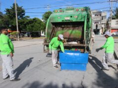 Refuerza gobierno de Blanca Merari recolección de basura en Puerto Morelos durante Semana Santa