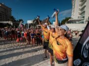 Mara Lezama da salida a “El Cruce” Cancún- Isla Mujeres, competencia de aguas abiertas de talla mundial