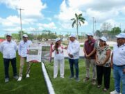 Con el proyecto “Mundial Social 2026”, Mara Lezama impulsa nuevos espacios para que ruede el balón en Bacalar