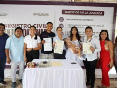 Acerca Ana Paty Peralta servicios de Registro Civil a la colonia “El Milagro”