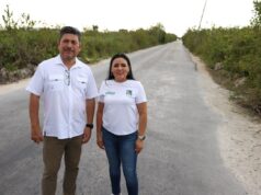 Anuncia Blanca Merari reconstrucción de acceso a Bahía Petempich en su segunda etapa