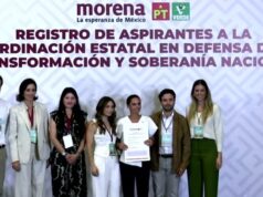 Cierran con Ana Paty Peralta registros para proceso interno de Morena en Quintana Roo