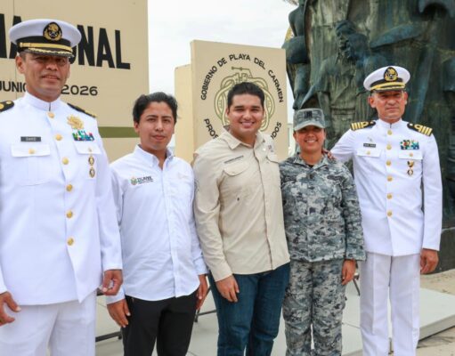 Gobierno de Estefanía Mercado conmemora el Día de la Marina Nacional