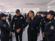 Supervisa Mara Lezama remodelación de la Base de la Policía Estatal en Cancún con inversión de casi 10 mdp
