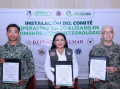 Instala Blanca Merari Comité Operativo Especializado en Fenómenos Hidrometeorológicos 2026 en Puerto Morelos