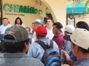 Protestan delegados de José María Morelos ante la CFE, por apagones de cuatro días