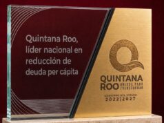 Quintana Roo, líder nacional en reducción de deuda por habitante en los últimos 10 años; hoy tenemos más recursos para nuestro estado: Mara Lezama