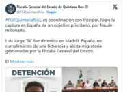 Cae en España presunto estafador que habría defraudado millones en Cancún