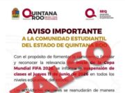 Aclara SEQ que sí habrá clases durante la inauguración del Mundial, tras difusión en redes sociales de comunicado apócrifo