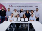 Firman Mara Lezama y Xóchitl Herrera convenio que crea la Universidad Rosario Castellanos en Playa del Carmen y Chetumal