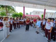 Entrega Mara Lezama domo a Secundaria Técnica 18 en Cancún tras 34 años de espera