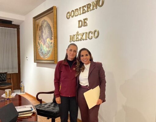 Se reúne Mara Lezama con la presidenta Claudia Sheinbaum