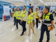 Supervisan Mara Lezama y titular de Aduanas avances para continuar con la agilización de atención a pasajeros en el Aeropuerto de Cancún