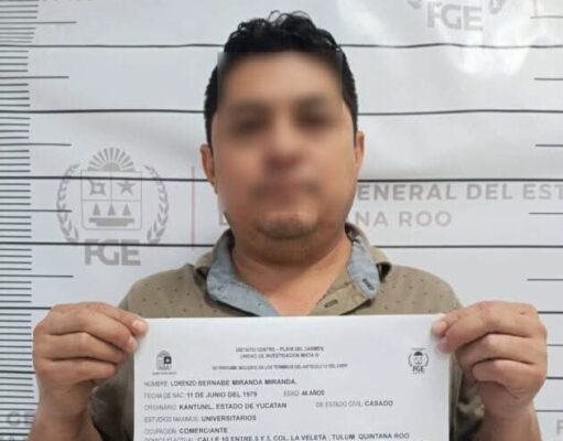 Reaprehende la FGE a exfuncionario de Tulum