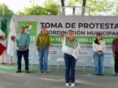 Renán Sánchez Tajonar toma protesta al nuevo Comité Municipal del Partido Verde en Felipe Carrillo Puerto