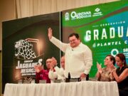 José Luis Chacón apadrina la Generación 2023-2026 del Conalep, Plantel Cozumel