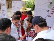 Gobernadora de Quintana Roo da la bienvenida a la presidenta Claudia Sheinbaum en gira de trabajo por el estado