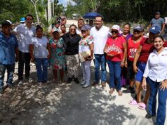 Avanza electrificación de colonia México para beneficio de 204 familias