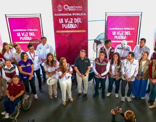 Atiende Mara Lezama en audiencia pública “La Voz del Pueblo” en Tulum más de 740 solicitudes y acerca soluciones directas a la ciudadanía