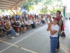 Ana Paty Peralta reafirma en territorio que el pueblo es la fuerza de la transformación