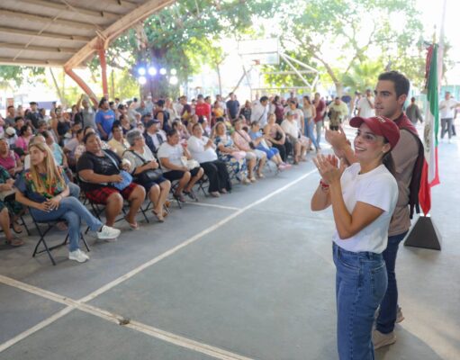 Ana Paty Peralta reafirma en territorio que el pueblo es la fuerza de la transformación