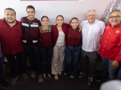Escenifican acercamiento tres aspirantes de Morena rumbo a la definición de la candidatura