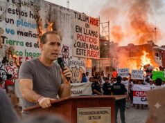 Naderías totales | Arde Tulum, el feudo político de Monreal-Haces en Quintana Roo