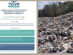 Tulum | Demanda agrupación cumplir compromiso de administrar con transparencia Derecho de Saneamiento