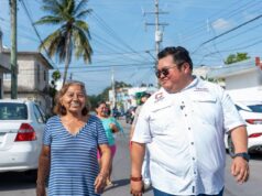 Supervisa Chacón trabajos de repavimentación, construcción de pozos de absorción y atiende solicitudes ciudadanas