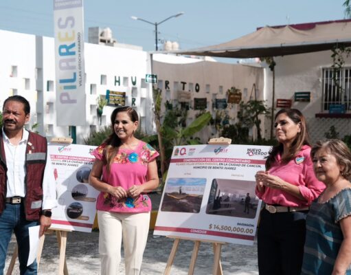 Fortalecen Mara y Verónica Lezama el DIF-PILARES Villas Otoch Paraíso con nuevos espacios para las familias