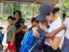 Estefanía Mercado entrega mas de mil mochilas escolares en Playa del Carmen y Puerto Aventuras