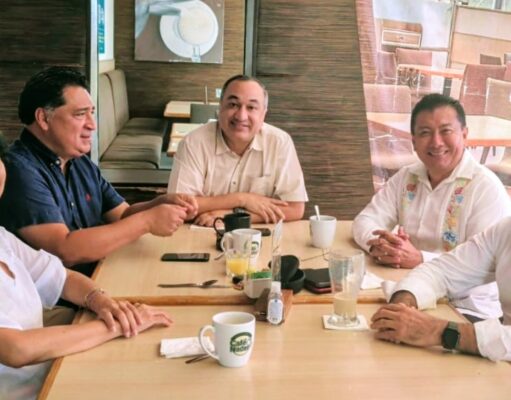 Sostienen encuentro figuras de partidos de oposición en Quintana Roo